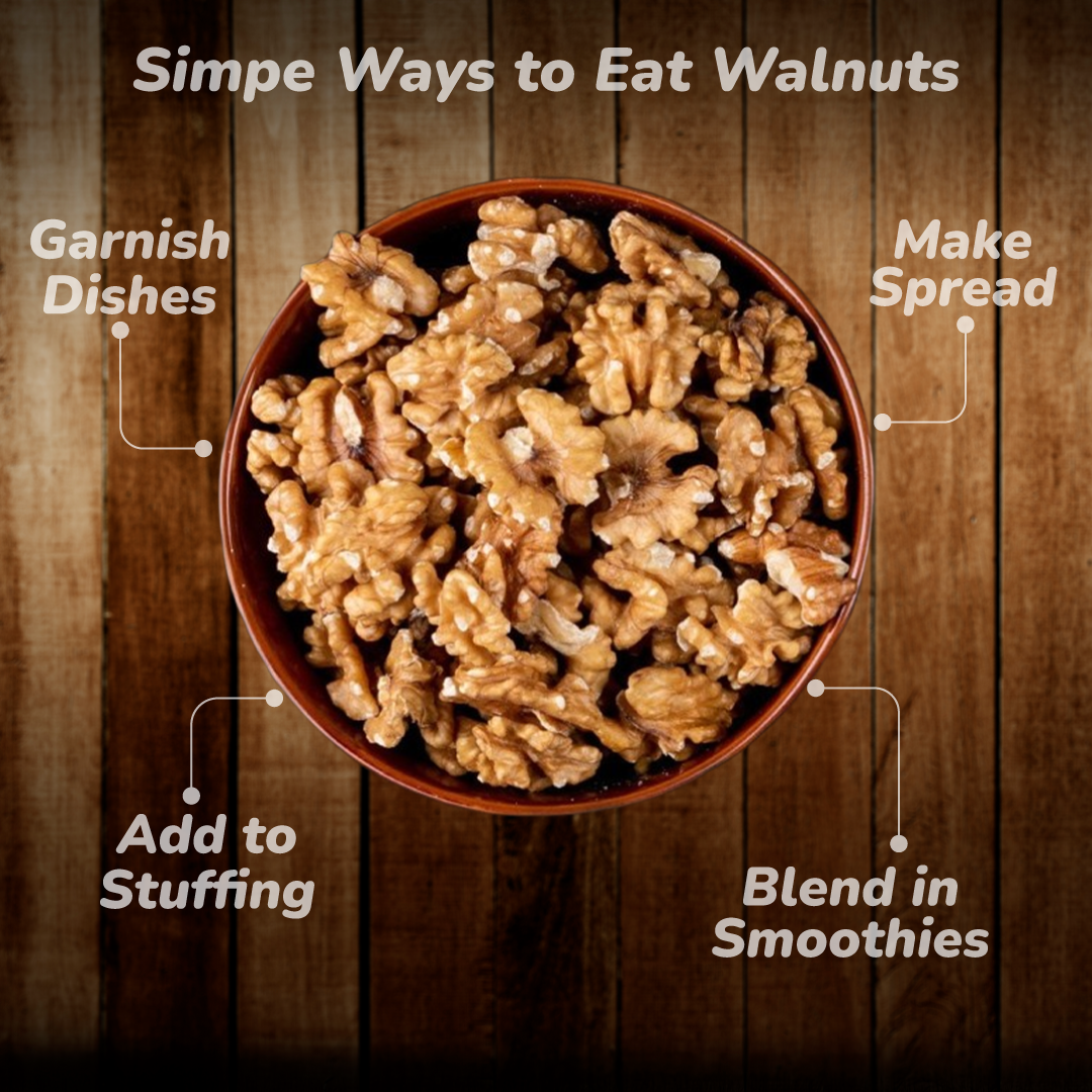 Nutvriksh Premium Walnuts with Shell 250g – Natural Whole Akhrot | High Omega-3 & Protein | Healthy Brain Food