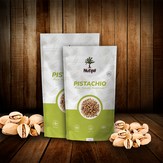 Nutvriksh Premium Pistachios 250g – California Pista | Roasted & Crunchy | High Protein & Antioxidants