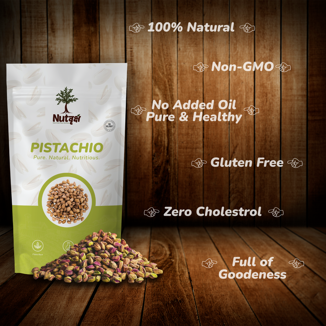 Nutvriksh Premium Pistachios 250g – California Pista | Roasted & Crunchy | High Protein & Antioxidants