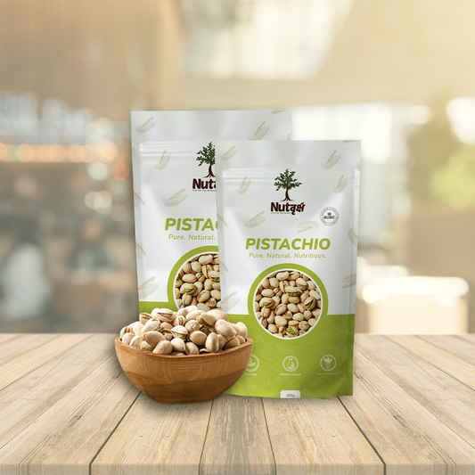 Nutvriksh Premium Pistachios 200g – California Pista | Roasted & Crunchy | High Protein & Antioxidants